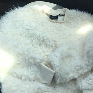 Out from Under crew neck fuzzy sweater